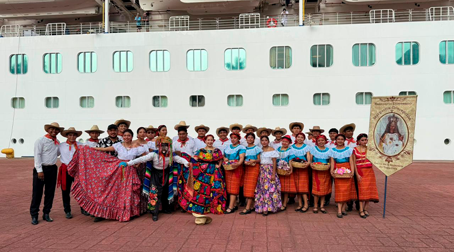 Puerto Chiapas registra arribo del buque granelero TSL Rosemary para exportación de azúcar