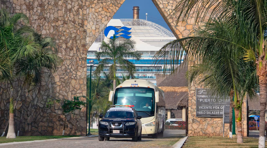 Puerto Chiapas registra arribo del buque granelero TSL Rosemary para exportación de azúcar