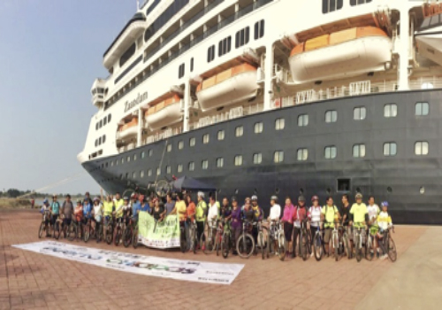 Puerto Chiapas otorga una bienvenida única al crucero Zaandam