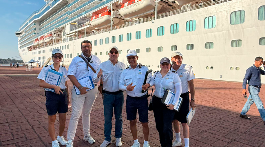 Puerto Chiapas registra arribo del buque granelero TSL Rosemary para exportación de azúcar