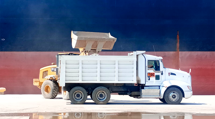 Puerto Chiapas registra arribo del buque granelero TSL Rosemary para exportación de azúcar
