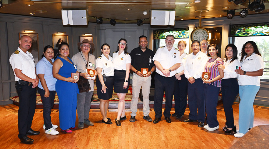 Bienvenido de regreso a Puerto Chiapas, Crucero Coral Princess.